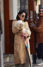 VANESSA HUDGENS Leaves Her Residence in New York 04/24/2015
