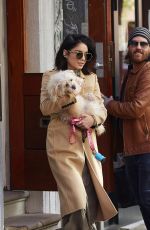 VANESSA HUDGENS Leaves Her Residence in New York 04/24/2015