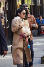 VANESSA HUDGENS Leaves Her Residence in New York 04/24/2015