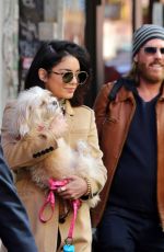 VANESSA HUDGENS Leaves Her Residence in New York 04/24/2015