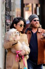 VANESSA HUDGENS Leaves Her Residence in New York 04/24/2015