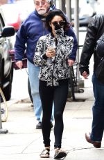 VANESSA HUDGENS Out Shopping in New York 04/26/2015