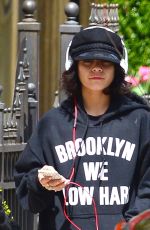 VANESSA HUDGENS Out Shopping in New York 04/26/2015