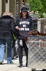 VANESSA HUDGENS Out Shopping in New York 04/26/2015