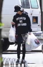 VANESSA HUDGENS Out Shopping in New York 04/26/2015