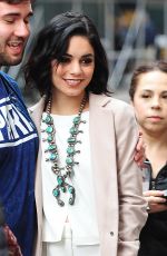VANESSA HUDGENS Outside Her Play Gigi on Broadway in New York