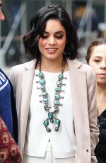 VANESSA HUDGENS Outside Her Play Gigi on Broadway in New York