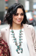 VANESSA HUDGENS Outside Her Play Gigi on Broadway in New York
