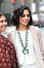 VANESSA HUDGENS Outside Her Play Gigi on Broadway in New York