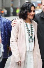 VANESSA HUDGENS Outside Her Play Gigi on Broadway in New York