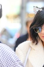 VANESSA HUDGENS Waring Cat Eats Out in New York