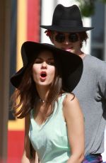 VICTORIA JUSTICE Out Shopping at Melrose Trading Post Flea Market in Los Angeles