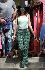 VICTORIA JUSTICE Out Shopping at Melrose Trading Post Flea Market in Los Angeles