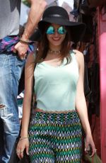 VICTORIA JUSTICE Out Shopping at Melrose Trading Post Flea Market in Los Angeles