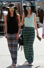 VICTORIA JUSTICE Out Shopping at Melrose Trading Post Flea Market in Los Angeles