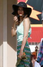VICTORIA JUSTICE Out Shopping at Melrose Trading Post Flea Market in Los Angeles