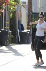 WHITNEY CUMMING Arrives at a Gym in Hollywood