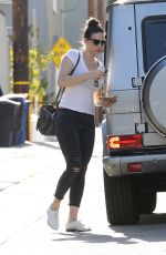 WHITNEY CUMMING Arrives at a Gym in Hollywood