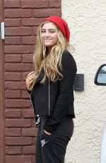 WILLOW SHIELDS at DWTS Practice in Studio City 04/22/2015