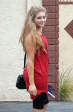 WILLOW SHIELDS at DWTS Rehearsal Studio in Hollywood 04/23/2015