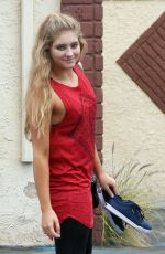 WILLOW SHIELDS at DWTS Rehearsal Studio in Hollywood 04/23/2015