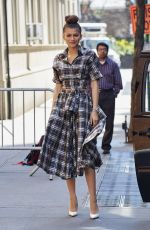 ZENDAYA COLEMAN Arrives at The View in New York 04/22/2015