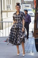 ZENDAYA COLEMAN Arrives at The View in New York 04/22/2015