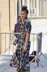 ZENDAYA COLEMAN Arrives at The View in New York 04/22/2015