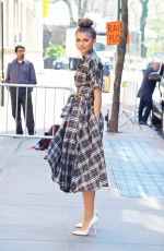 ZENDAYA COLEMAN Arrives at The View in New York 04/22/2015