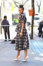ZENDAYA COLEMAN Arrives at The View in New York 04/22/2015