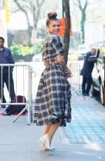 ZENDAYA COLEMAN Arrives at The View in New York 04/22/2015