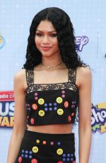 ZENDAYA COLEMAN at 2015 Radio Disney Music Awards in Los Angeles
