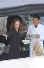 ZENDAYA COLEMAN on the Set of Bad Blood Music Video in Los Angeles