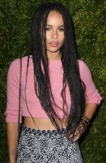 ZOE KRAVITZ at Chanel Dinner at Tribeca Film Festival in New York