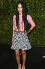 ZOE KRAVITZ at Chanel Dinner at Tribeca Film Festival in New York
