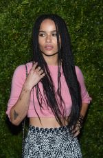 ZOE KRAVITZ at Chanel Dinner at Tribeca Film Festival in New York