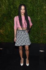 ZOE KRAVITZ at Chanel Dinner at Tribeca Film Festival in New York