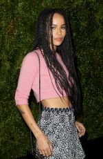 ZOE KRAVITZ at Chanel Dinner at Tribeca Film Festival in New York