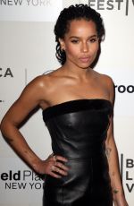 ZOE KRAVITZ at Good Kill Premiere at Tribeca Film Festival in New York