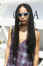 ZOE KRAVITZ at Popsuga + Shopstyle’s Cabana Club Pool Parties in Palm Springs