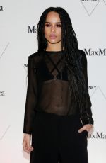 ZOE KRAVITZ at Whitney Museum of American Art Opening in New York