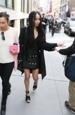 ZOE KRAVITZ Out and About in New York 04/19/2015