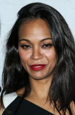 ZOE SALDANA at Samsung Galaxy S6 and Galaxy S6 Edge Launch in Los Angeles
