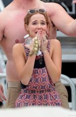 ZOEY DEUTCH on the Set of Dirty Grandpa on Tybee Island 04/28/2015