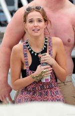 ZOEY DEUTCH on the Set of Dirty Grandpa on Tybee Island 04/28/2015