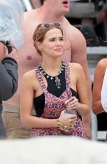 ZOEY DEUTCH on the Set of Dirty Grandpa on Tybee Island 04/28/2015
