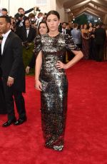 ADELE EXARCHOPOULOS at MET Gala 2015 in New York