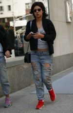 ADELE EXARCHOPOULOS in Ripped Jeans Out in New York 05/03/2015