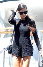 ADRIANA LIMA Leaves a Yacht in Cannes 05/20/2015