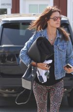 ALESSANDRA AMBROSIO Arrives at Yoga Class in Brentwood 05/03/2015
